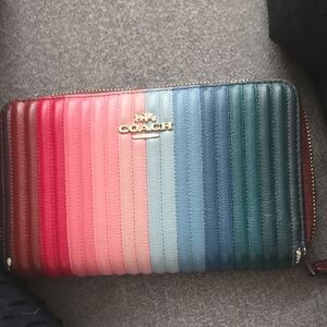 Coach Ombre Leather Women's Wallet